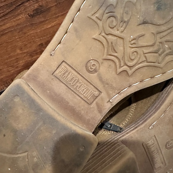 Franco Fortini Mens Suede boots Size 9 - Picture 7 of 9